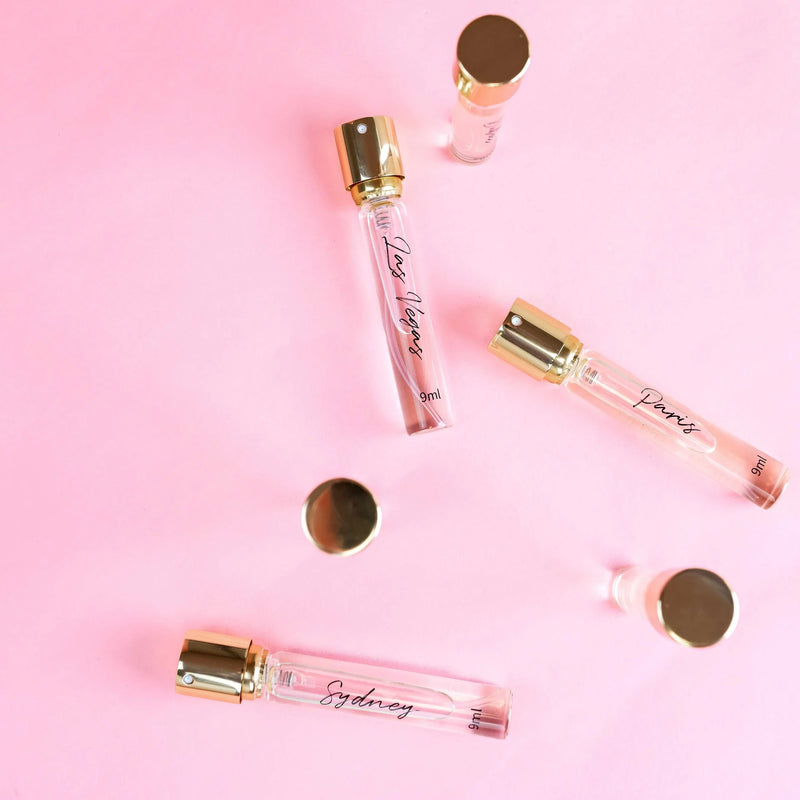 Wanderlust: Luxury 6-Piece Designer Inspired Fragrance Gift Set with Holder